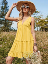 Women Summer V-neck Dress