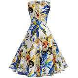 Print Sleeveless Vintage Dress