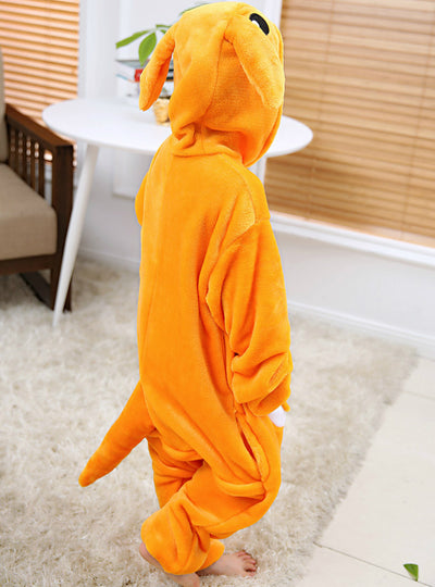 Children's Thickened Kangaroo Cartoon Onesie Pajamas