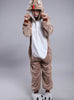 Flannel Conjoined Cartoon Animal Zodiac Snake Pajamas