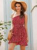 Floral One Shoulder Mini Dress