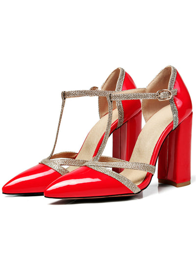 Pointed Toe Shallow Single Shoes High Heels 