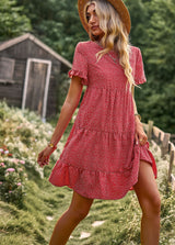 Leisure Holiday Printed Dress