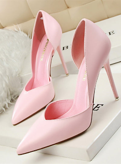 Ultra-high Heel Shallow Mouth Pointed Shoes