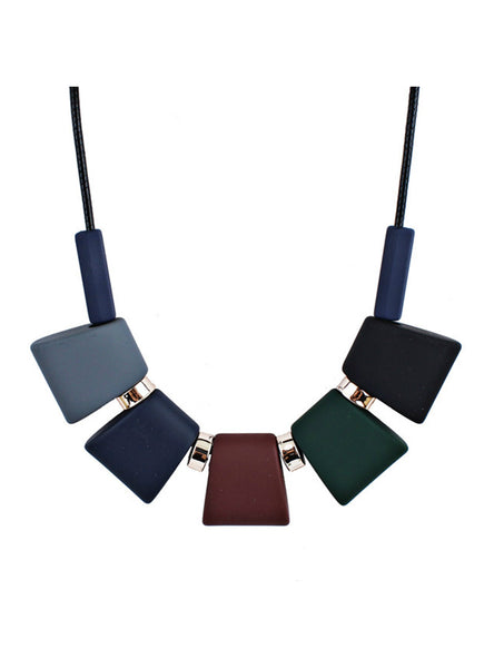 Sweater Chain Necklaces & Pendants Colorful Beads