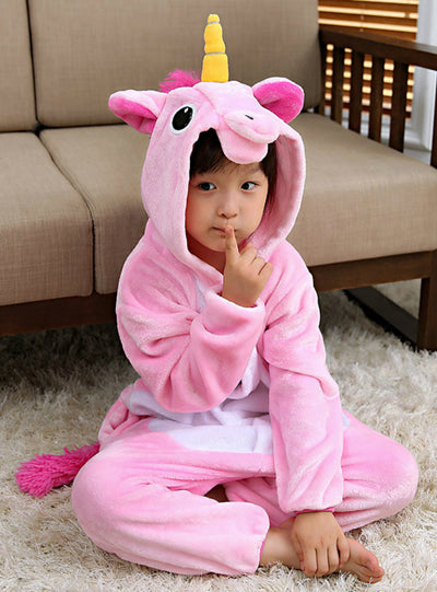 Pajamas Kids Children's Onesie Blue Pegasus Unicorn