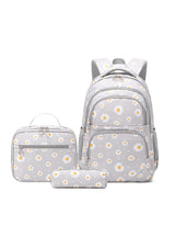 Printed Backpack Water-repellent Daisy Bag Set