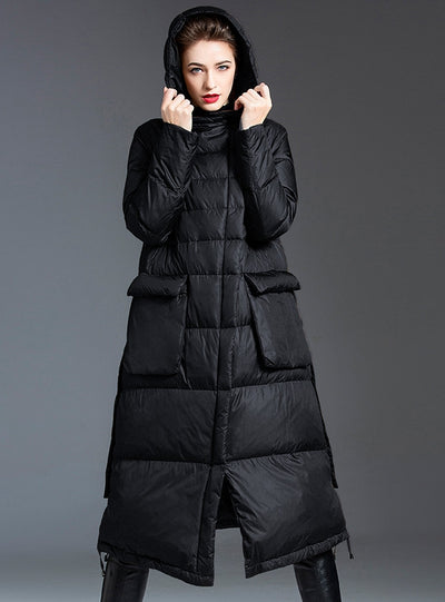 Padded Loose Hooded Down Jacket