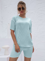 Home Leisure Suit Loose Solid Color Sports Suit