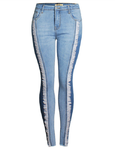 Slim Tassel Slim Pants Jeans
