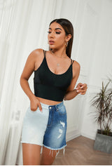 Slim Stitching High Waist Pencil Pants