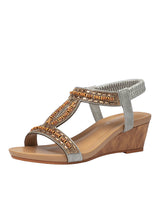 Ethnic Slope and Bohemian Sandals