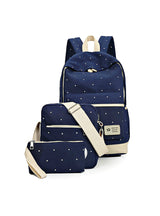 3pcs Set Bag High Quality Ladies School Bag for Teenager