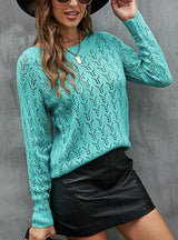 Women Long Sleeve Thin Sweater