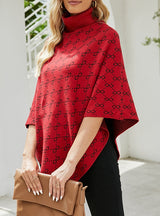 Collar Sweater Cape Shawl Coat