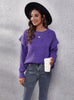 Loose Long-sleeved Knitted Sweater