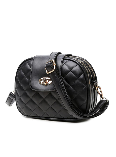 Rhombic Bag Three-Layer Bag Single Shoulder Bag