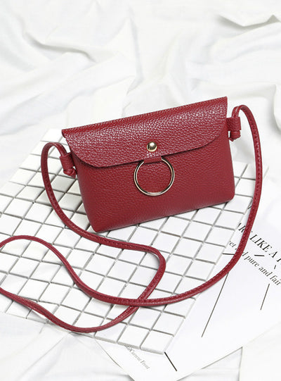 PU Leather Small Sling Shoulder Bags Purses