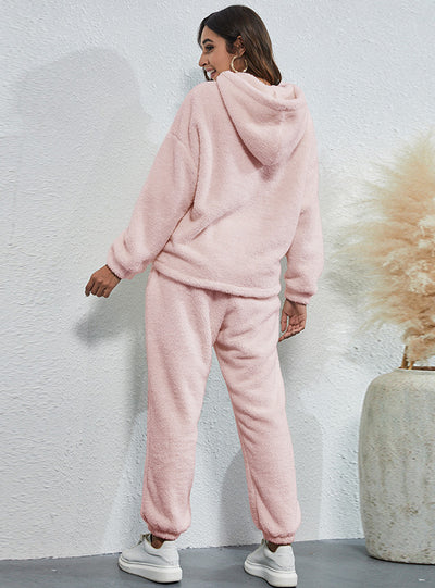 Loose Letters Padded Plush Suit