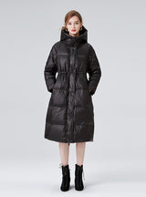 Thickened Waist Hooded Winter Coat