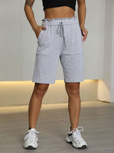 Elastic Drawstring Casual Pants