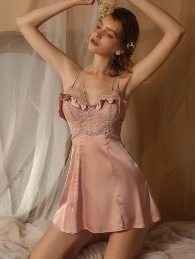 Lace Cushion Sexy Home Nightgown