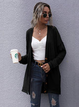 Long Sleeve Cardigan Button Sweater Coat