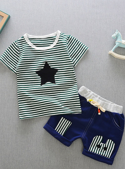 Baby Boys Clothes T-Shirt+Pants Sports Suit