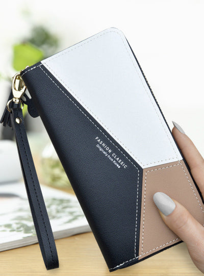 Brand Leather Wallets Women Long Zipper Coin Purses