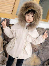 Baby Girl Denim Jacket Plus Fur Warm Toddler