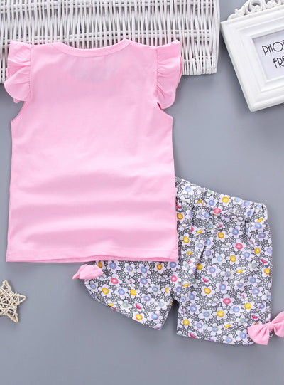 Girls Clothes Casual Sports Brand Printed Tracksuits