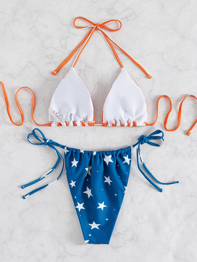 Sexy Star Stripe Bikini