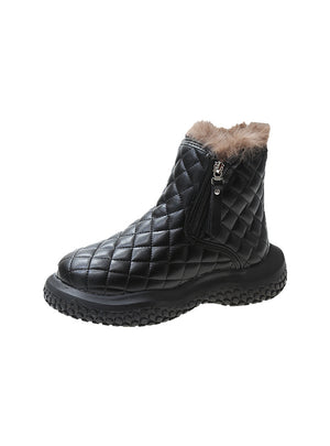 One Pedal Thick-soled Snow Boots Cotton Shoes