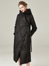 Thick White Duck Down Outdoor Long Down Jacket