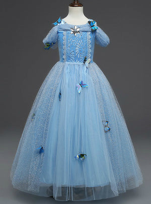 Anna Elsa Dress High-Grade Sequined Princess