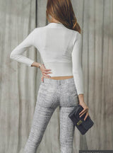 Sexy Winter Knitted Sweater V Neck Cashmere Sweater