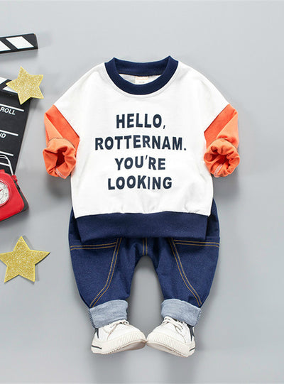 Boys Clothes 2Pcs Sets Casual Kids Sport Suits