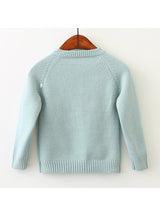 Long Sleeve Sweater For Children Knitted