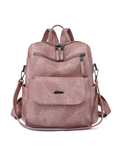 Retro Backpack Large Capacity Woman