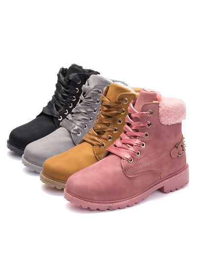 Women's Winter Warm Rivet Boots