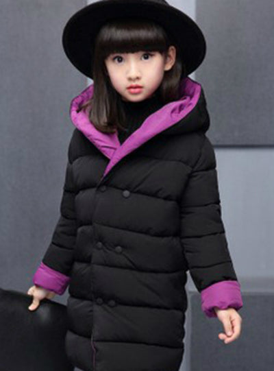 Coat Of Cotton Jacket Jacket Hooded On Both Sides