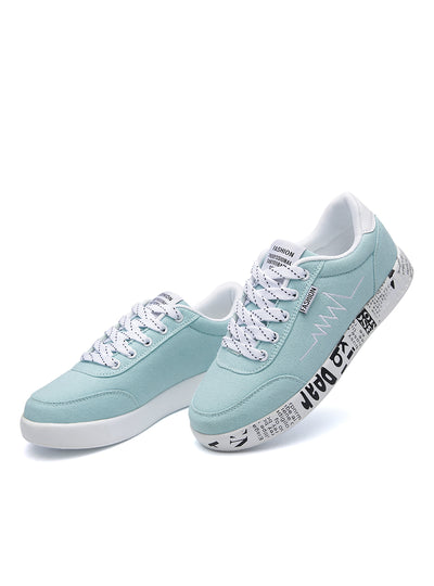 Sneakers Ladies Lace-up Casual Shoes Breathable Walking 