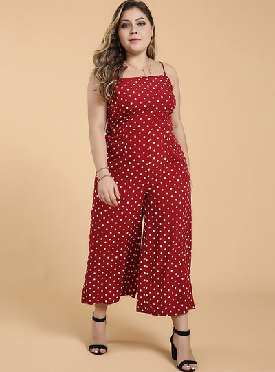 Women's Wave Point Nine-point Wide-leg Pants