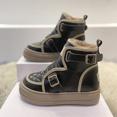 Thick-soled High-top Warm Snow Boots