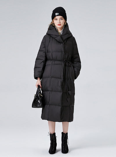 White Duck Down Loose Winter Warm Coat