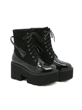Women's Front lace-up Splicing Sexy Boots