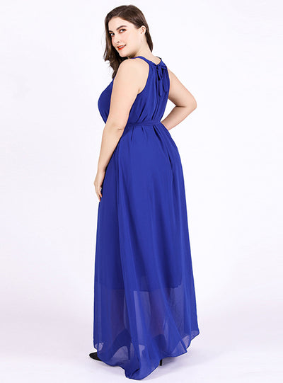 Bohemian Halter Sleeveless Chiffon Dress