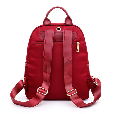 Woman Oxford Cloth Casual Backpack