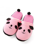 Plush Slippers Shoes Cute Panda Shoes Keep 