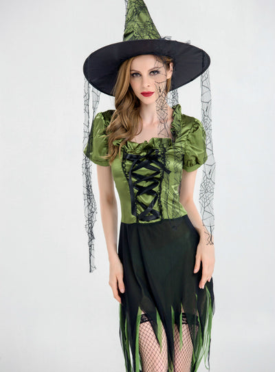 Halloween Costume Witch Dress Dance Queen